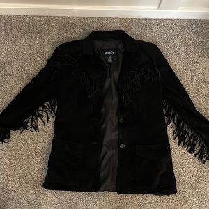 Denim & Co Fringe Jacket